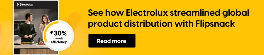 how Electrolux used digital catalogs for global reach