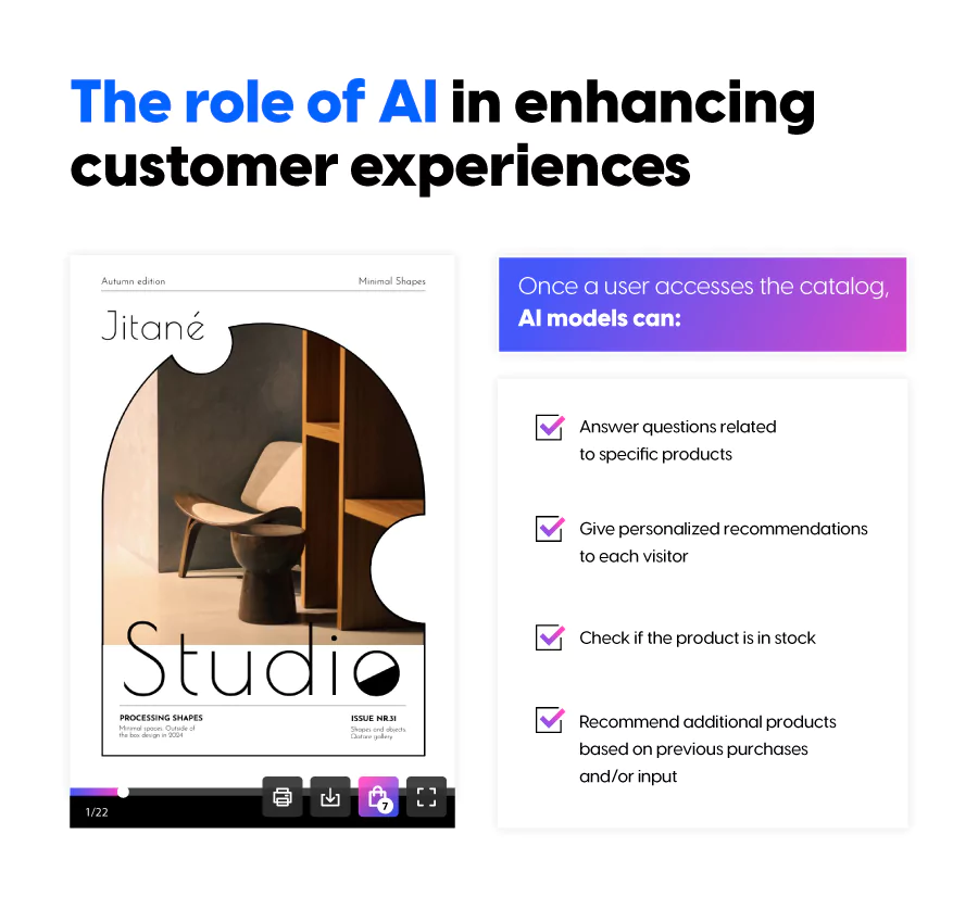 the role of AI in enhancing customer experiences