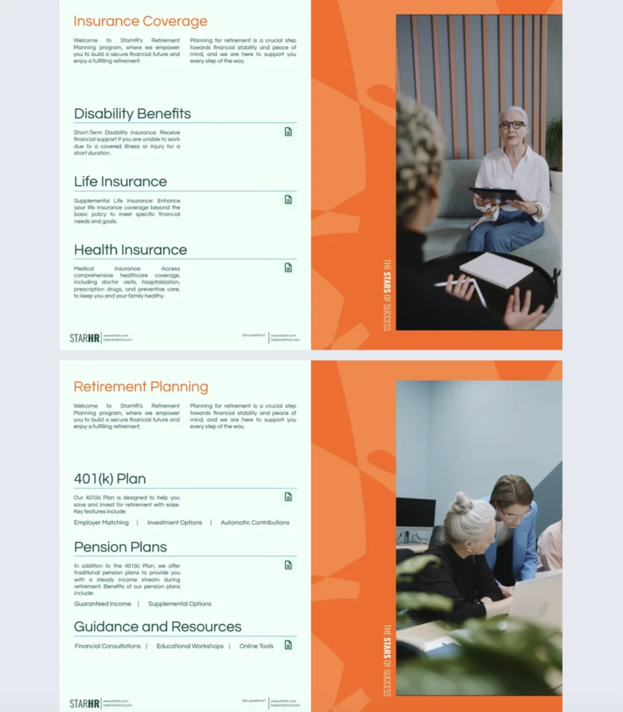 Editable Financial Security Program Booklet Template
