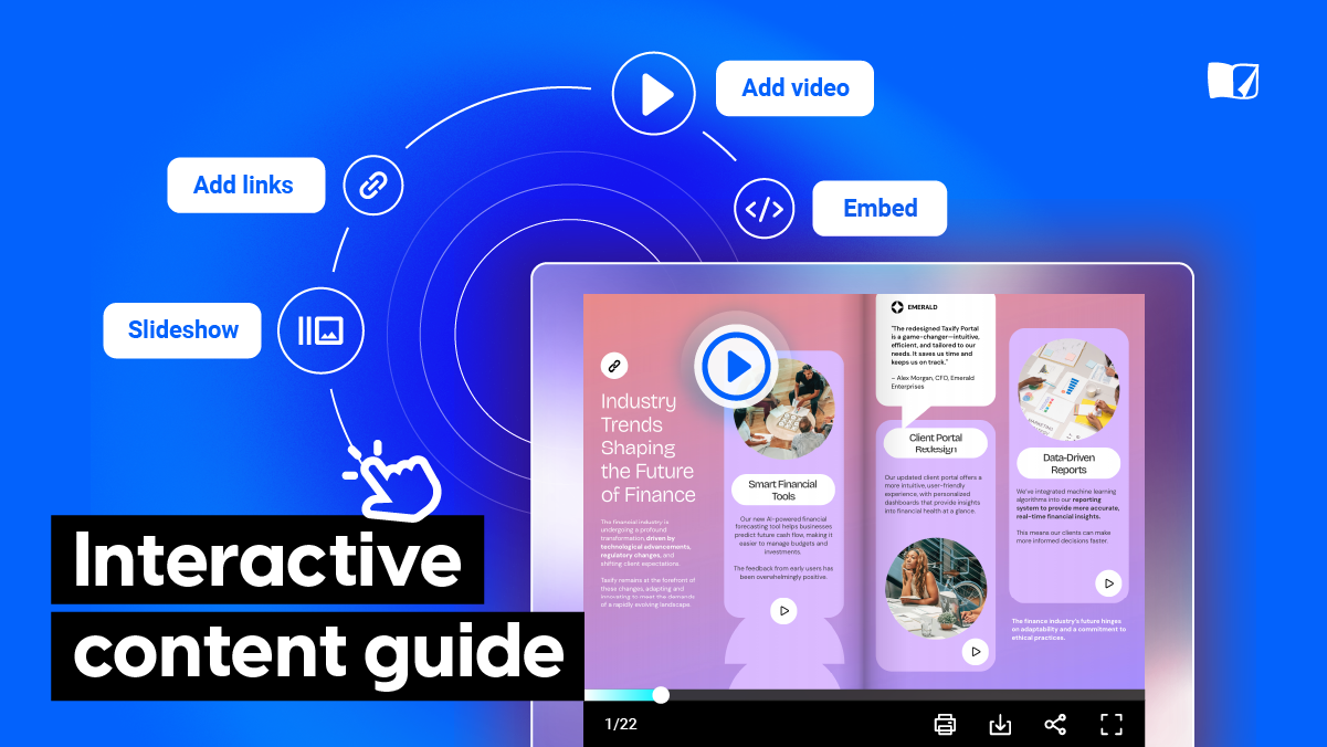 Create interactive content with Flipsnack - cover image