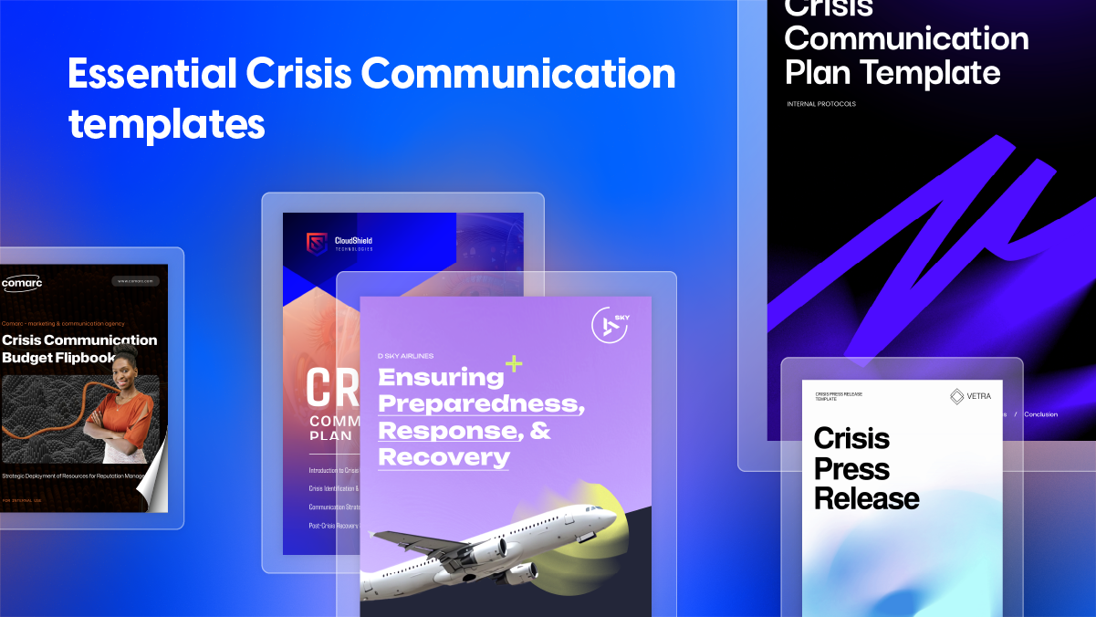 10 essential crisis communication templates made by Flipsnack