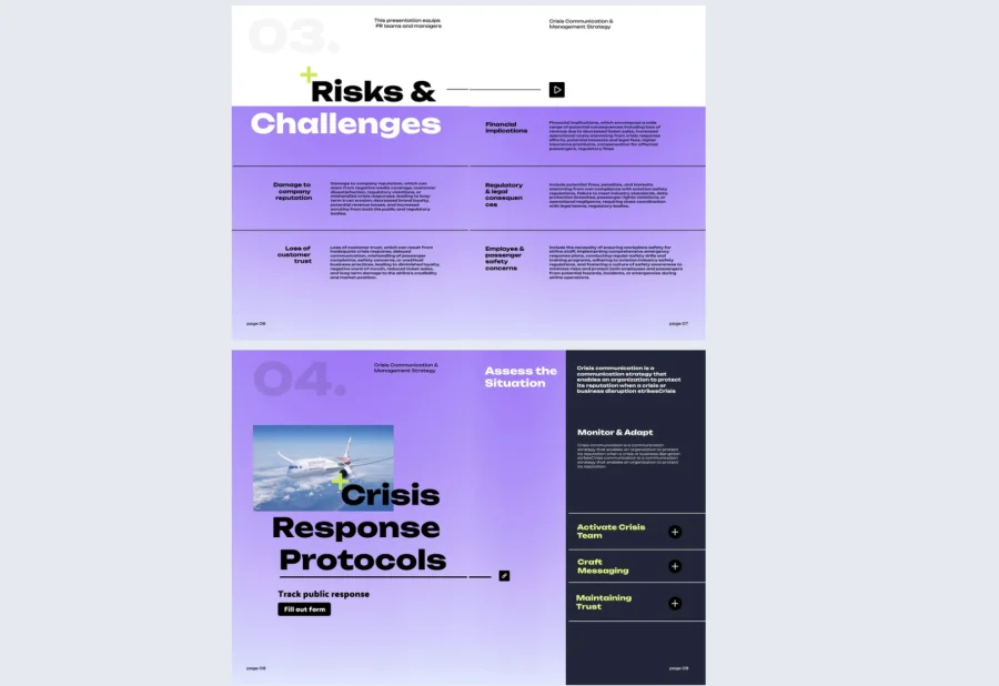 Crisis Communication Presentation Template