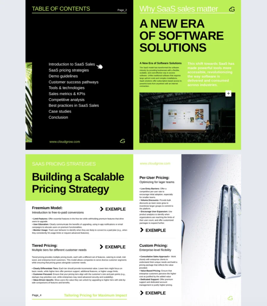 Personalizable Sales Playbook Template