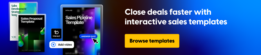 sales process templates in Flipsnack