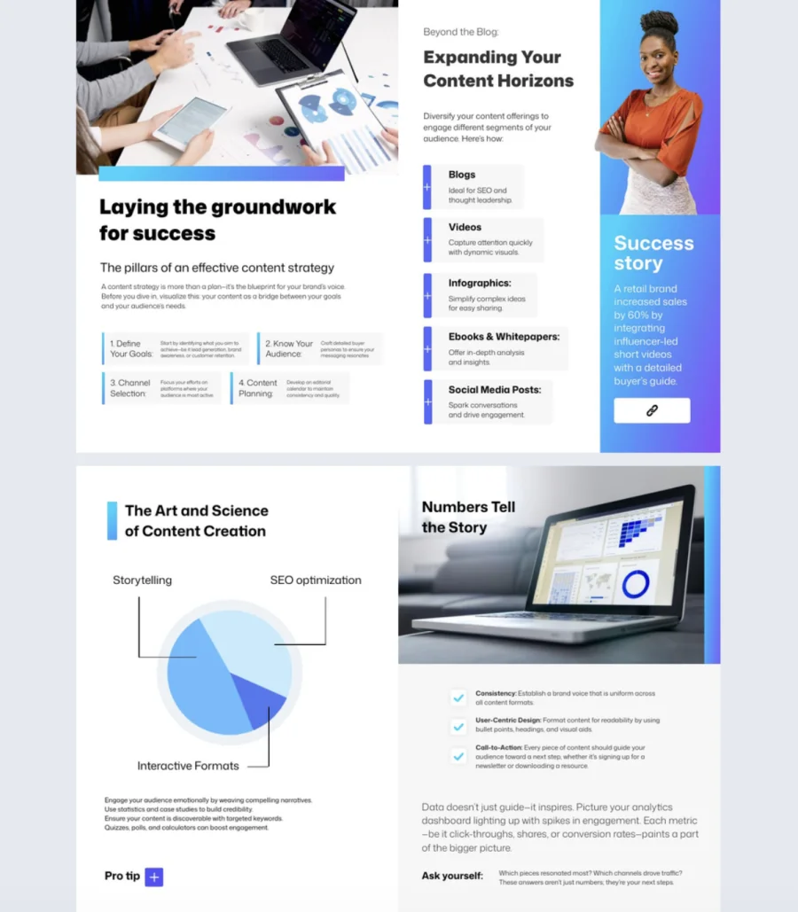 Content Marketing Ebook Template