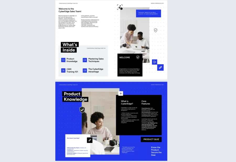 Interactive Employee Training Program Template