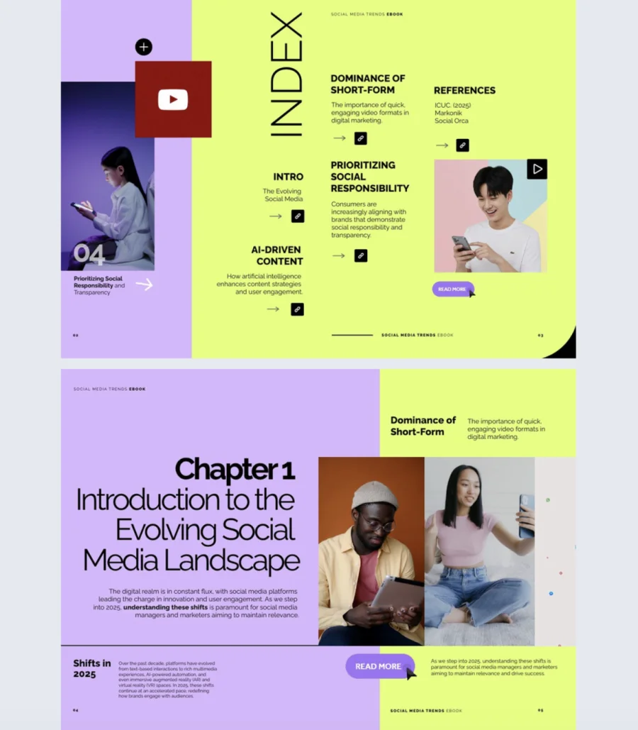Social Media Trends Ebook Template