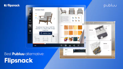 Cover for Flipsnack vs Publuu: best alternative flipbook software