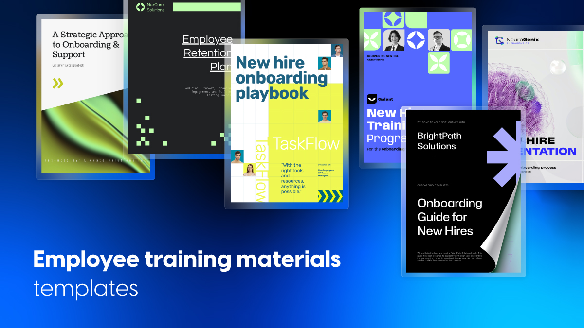 Best employee training materials templates by Flipsnack