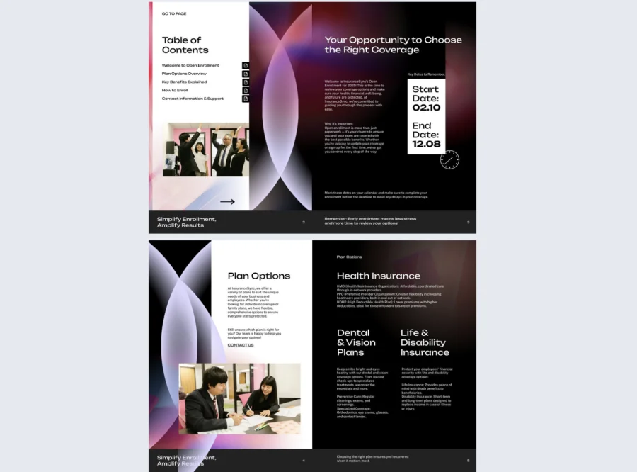 Digital Enrollment Guide Template