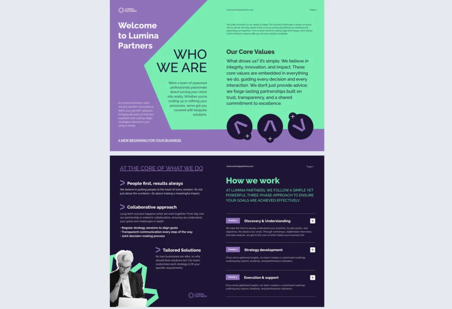 Editable Digital Welcome Book Template