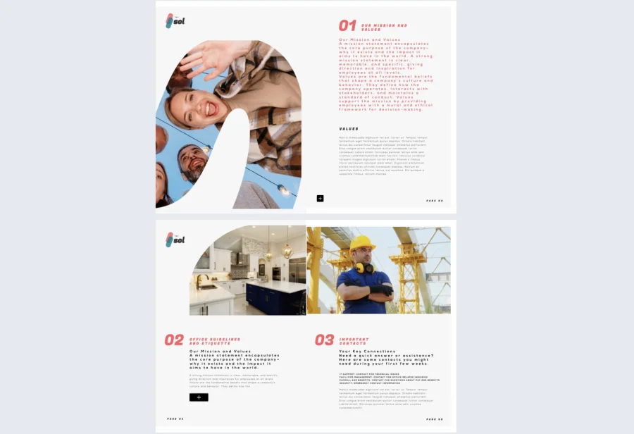 Editable Welcome Book Template