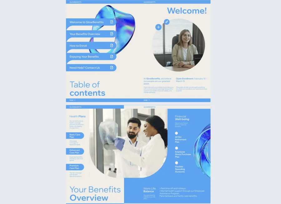 Interactive Benefits Enrollment Example