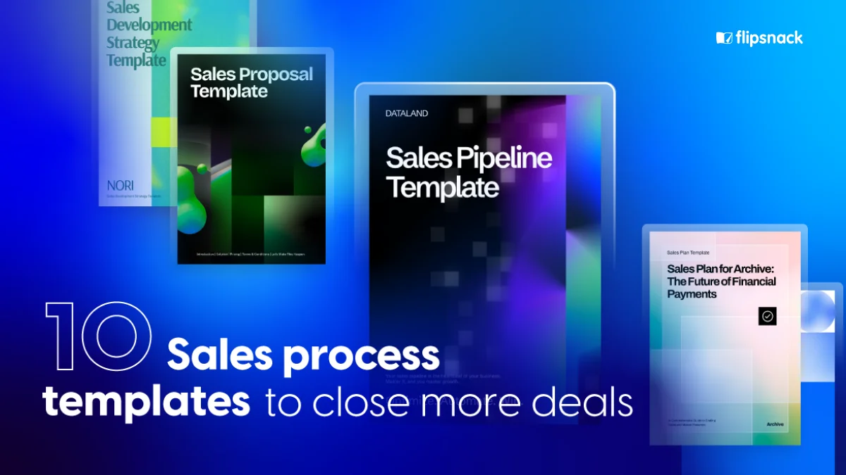 Ready-to-Use Sales Process Templates to Close Deals Faster