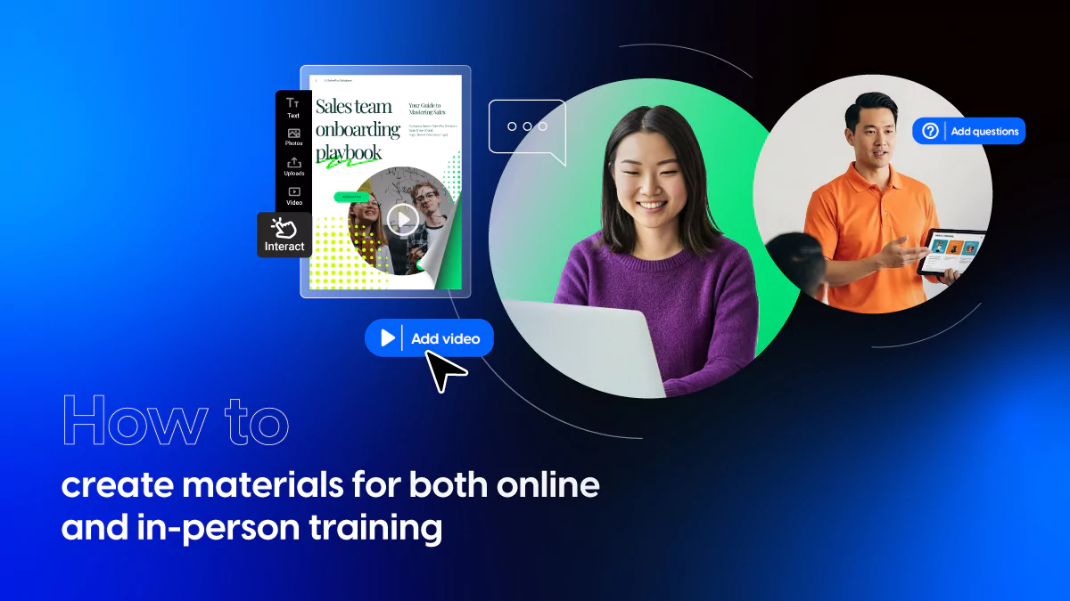 Blended Learning Done Right: How to Create Materials for Online & In-person Training