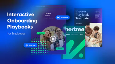 Interactive onboarding playbooks by Flipsnack - cover