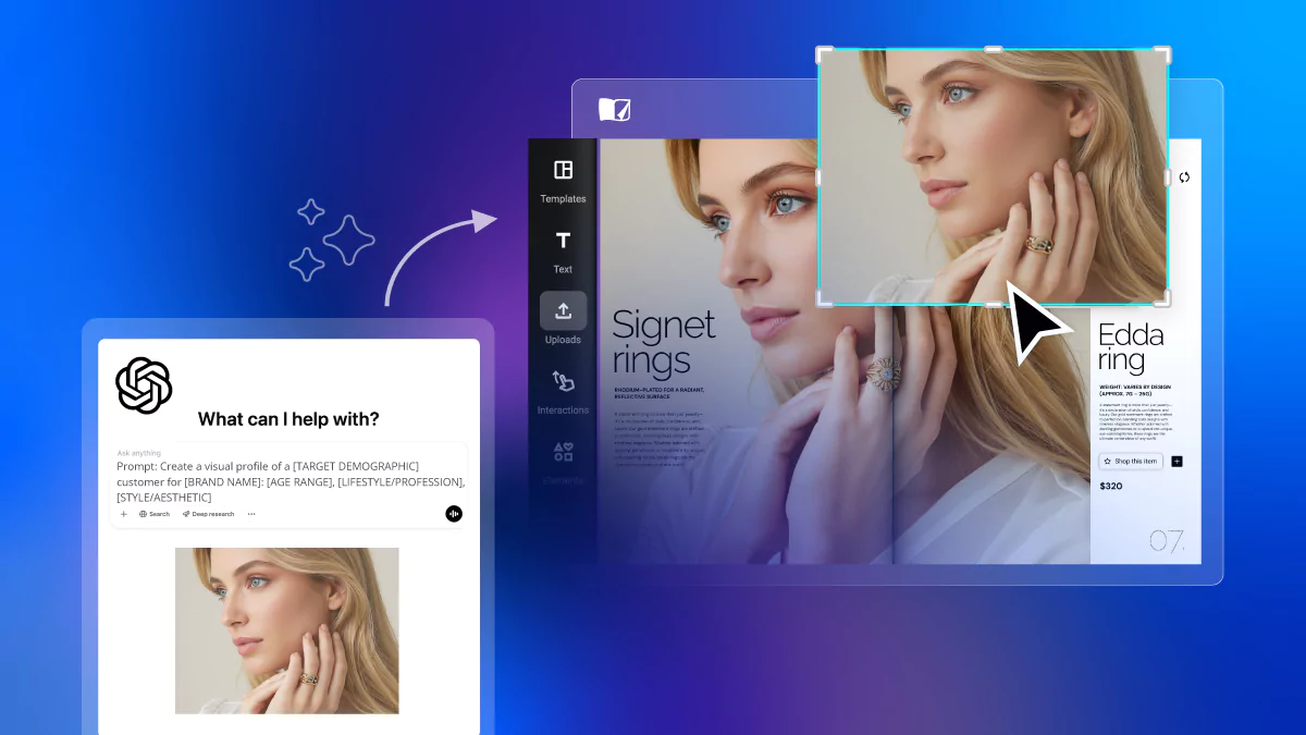 create product catalogs with ChatGPT and bring it to Flipsnack