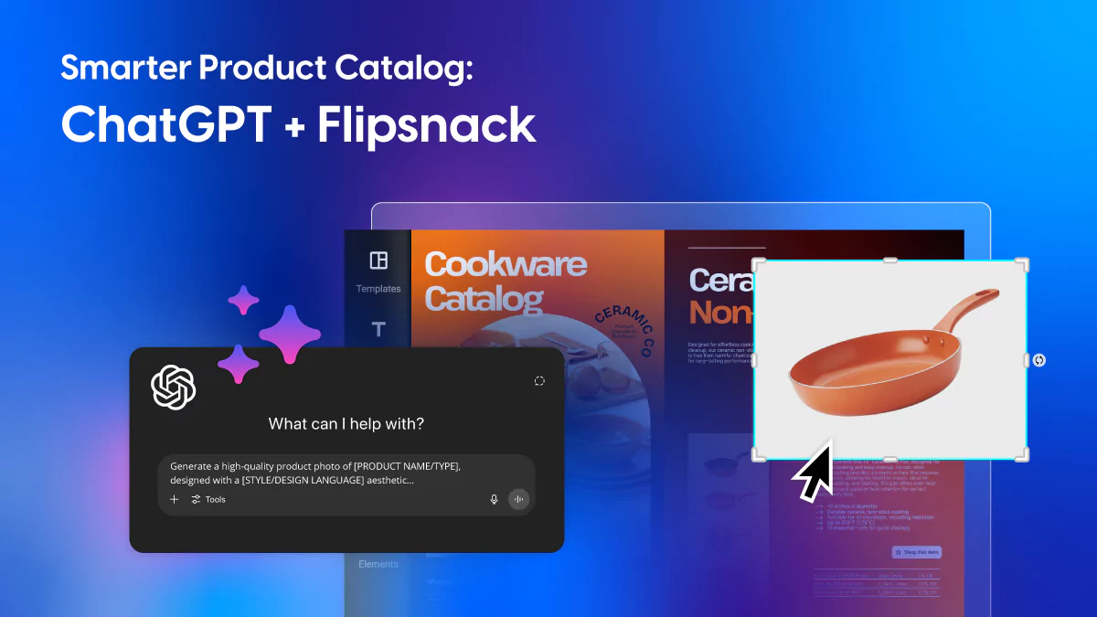 Create a catalog with ChatGPT and Flipsnack