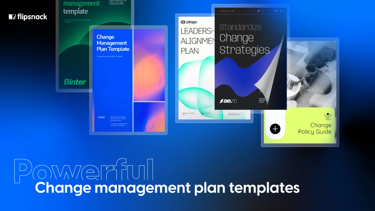 Powerful Change Management Plan Templates for Your Business made with Flipsnack