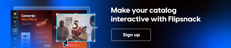 Make your catalog interactive with Flipsnack