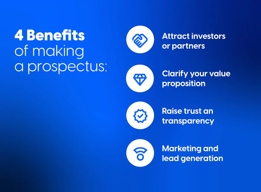 benefits of making a business prospectus