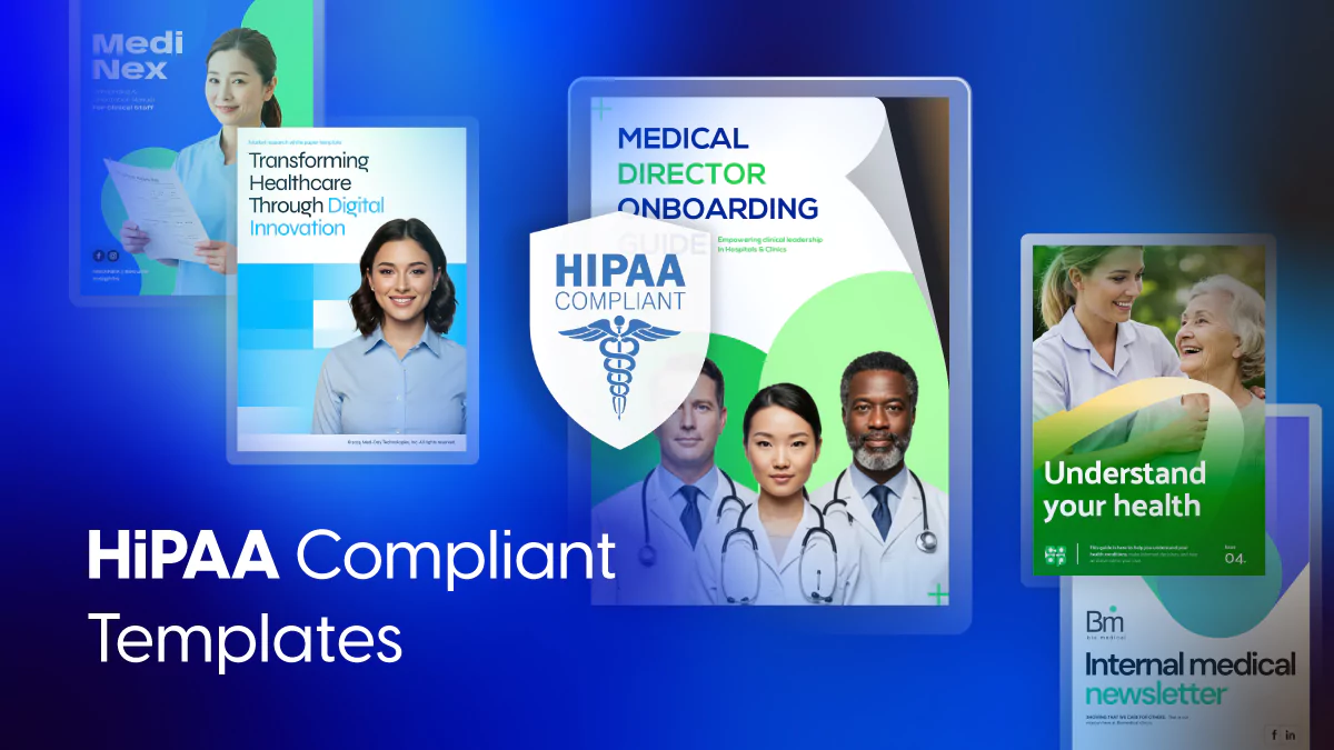 HIPAA compliant templates made by Flipsnack