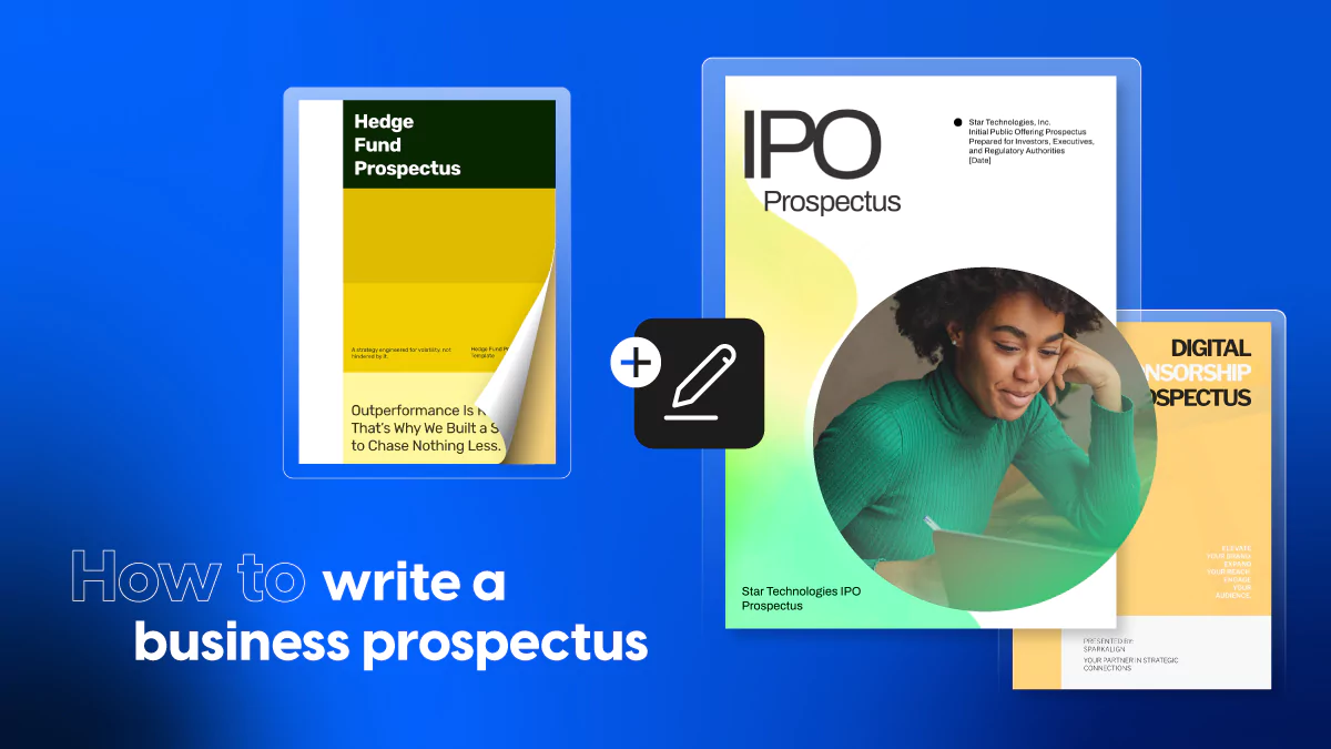 how to write a business prospectus in a easy way
