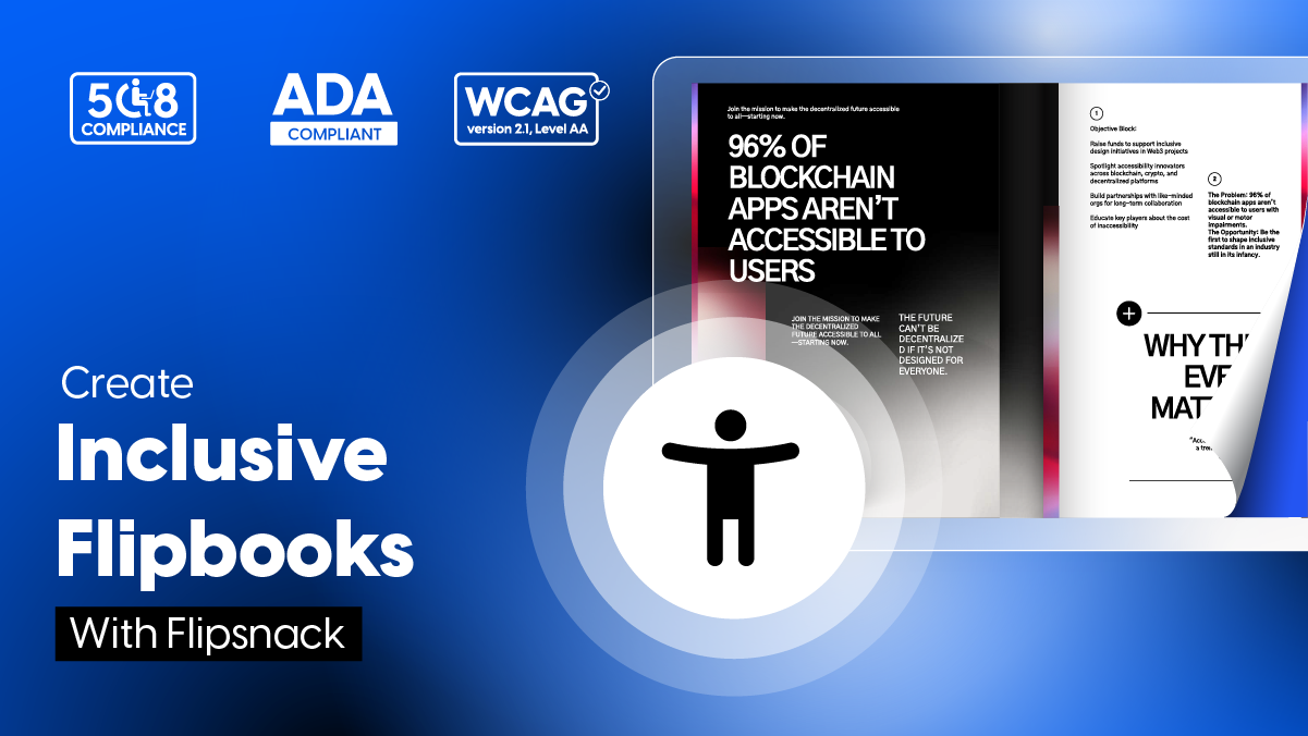 Accessible Flipbooks: How to Create Inclusive Content with Flipsnack