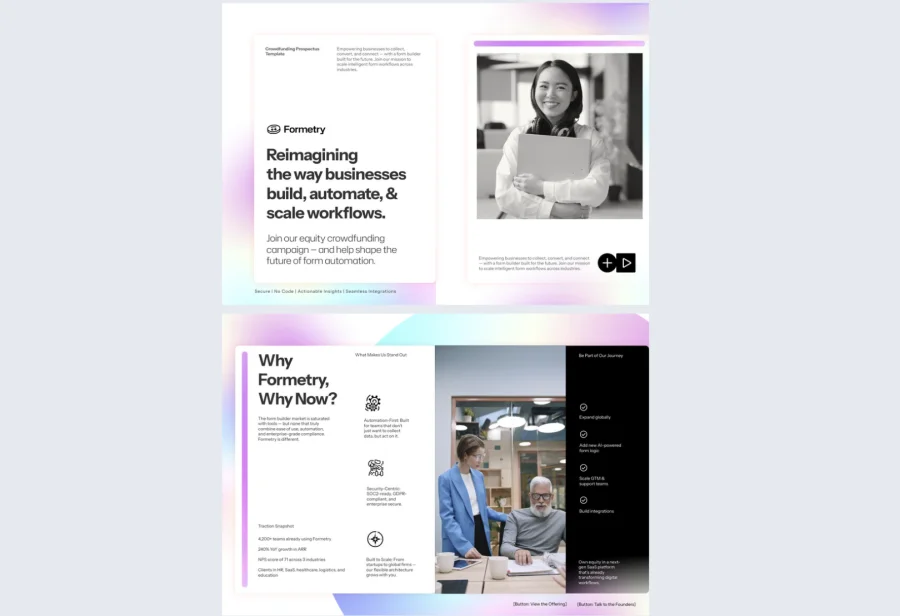 Digital Crowdfunding Prospectus Template