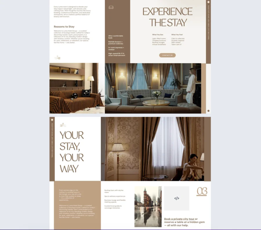 Hotel Promotional Brochure Example
