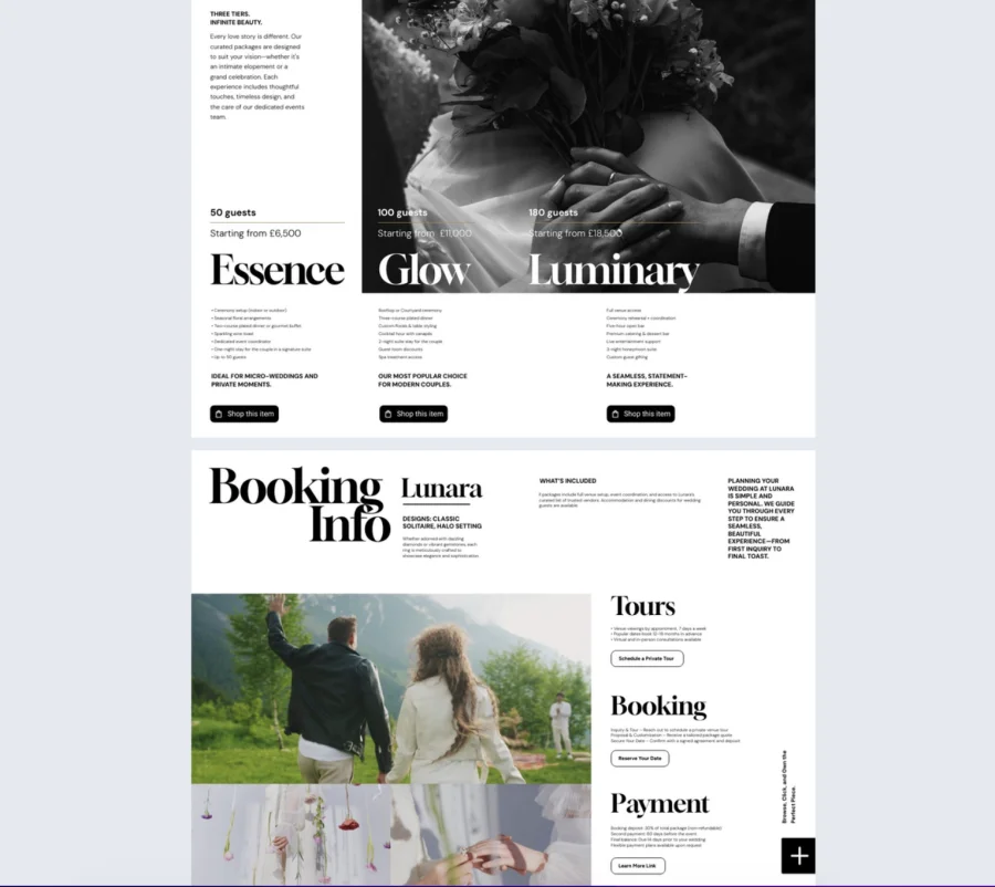 Interactive Hotel Wedding Brochure Template