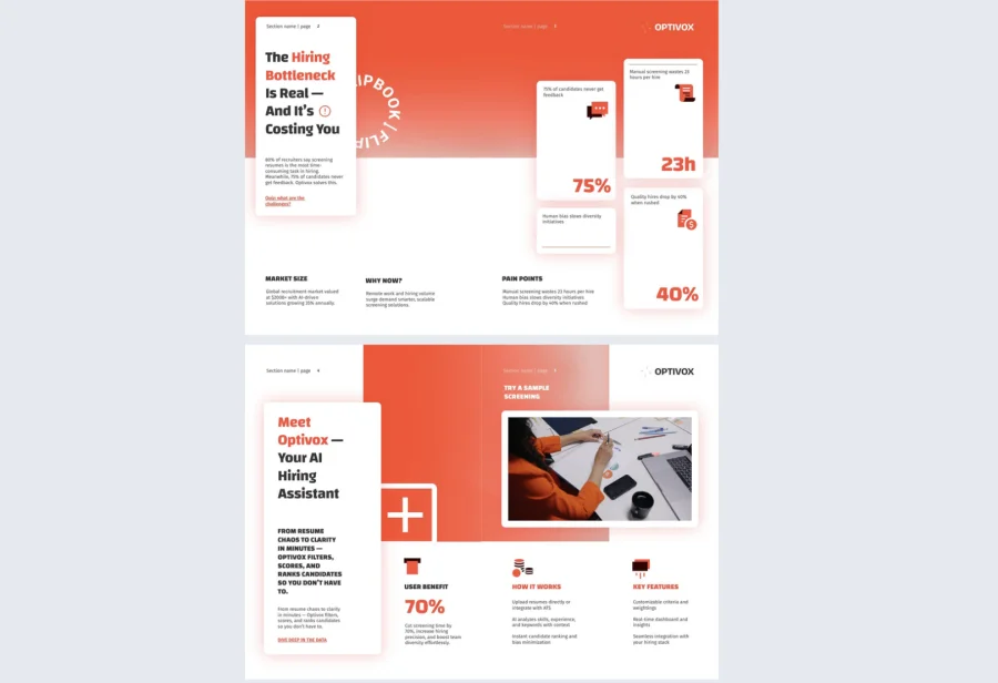 Recruiting Startup Prospectus Brochure