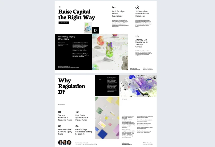 Regulation D Prospectus Template