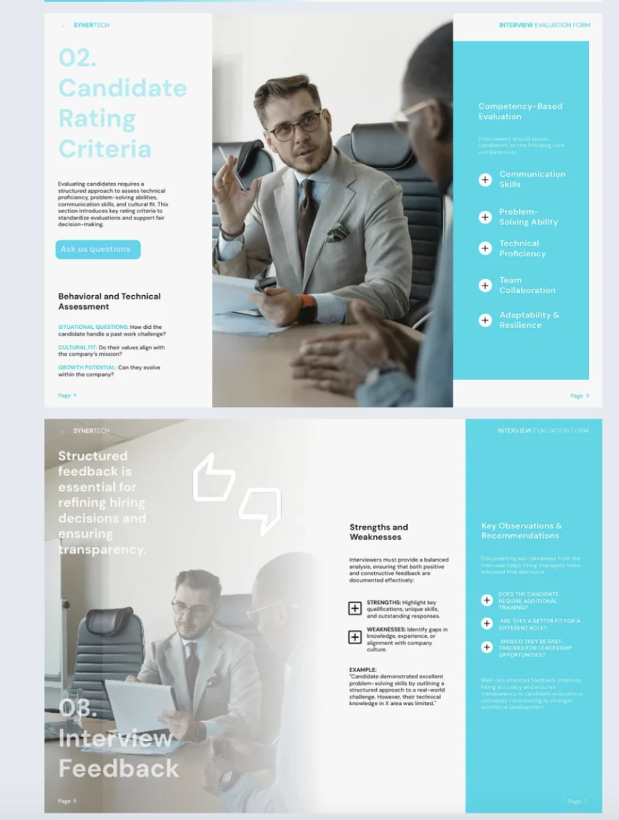 Employee Evaluation Template