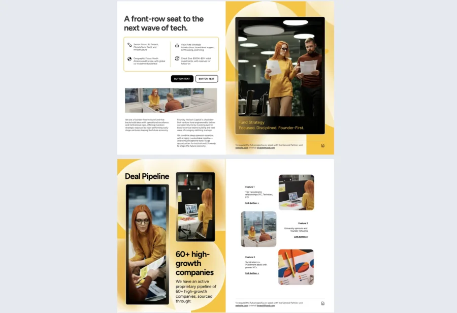 Venture Capital Prospectus Example