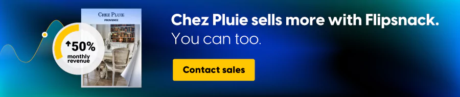 engagement and sales from a product magazine