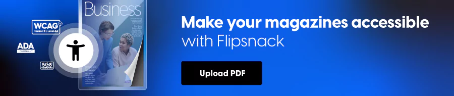 make accessible product magazines with Flipsnack