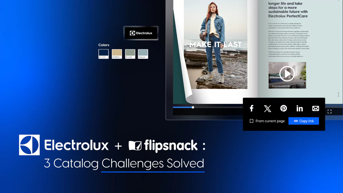 How Electrolux Used Flipsnack to Solve 3 Key B2B Challenges
