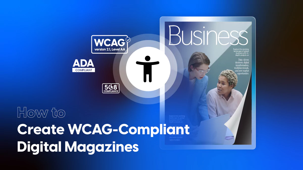 How to Create WCAG Compliant Digital Magazines