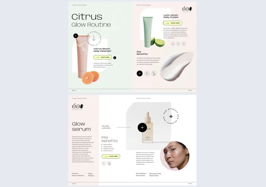 Editable Product Catalog Booklet Template