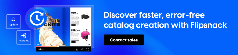 Automate product catalog creation in Flipsnack