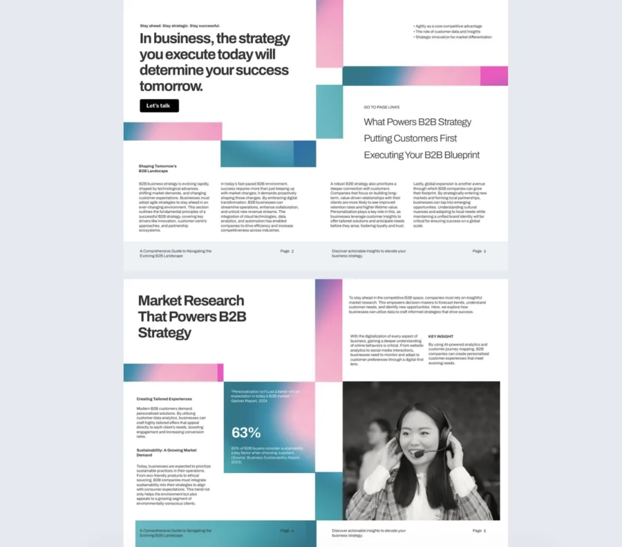 B2B Business Strategy Whitepaper Example