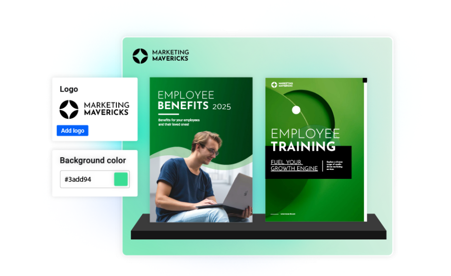 protecting content through branded templates shared across the team