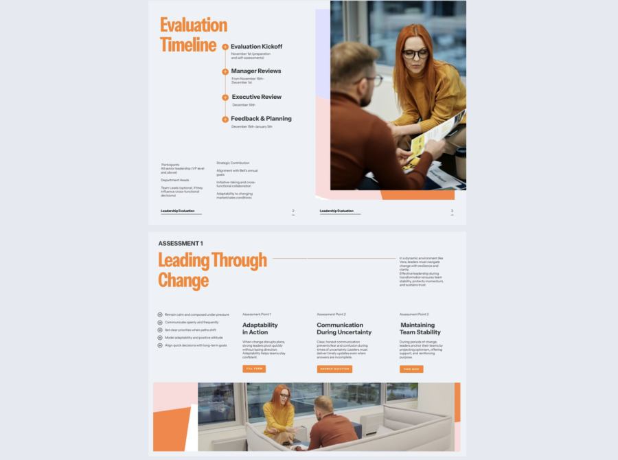 Digital Leadership Evaluation Template