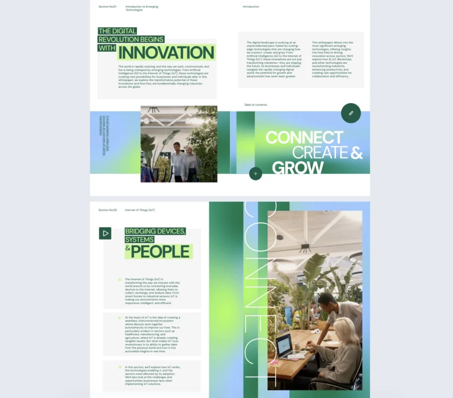 Digital Technology Whitepaper Template