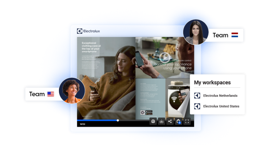 How Electrolux speeds time to market with Flipsnack’s collaborative digital catalogs