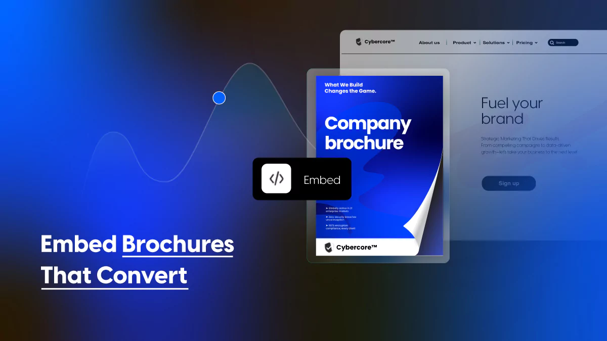 How to Embed Interactive Brochures That Convert