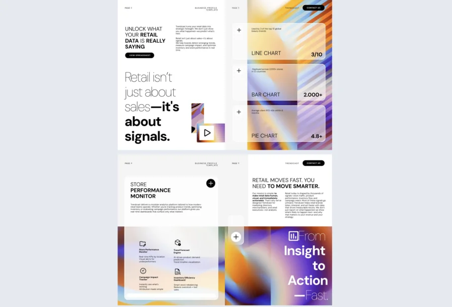 Interactive Business Profile Example