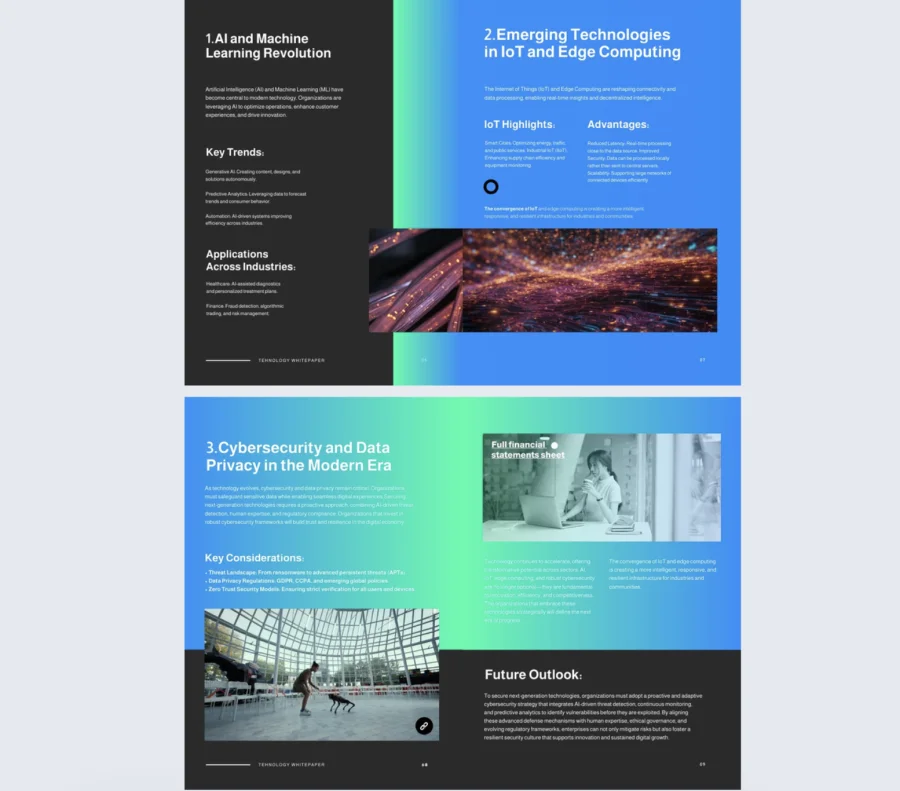 Interactive Technology Whitepaper Template