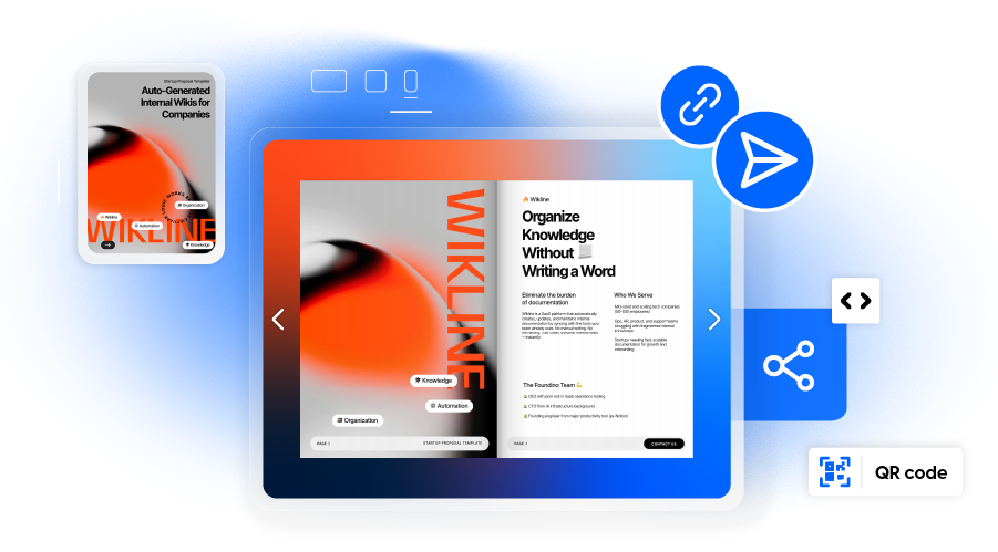 update your sales materials in real time